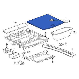 Honda OE - Rear Spare Tire Compartment Cover