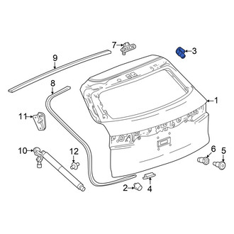 Honda OE - Rear Upper Liftgate Stop Bumper