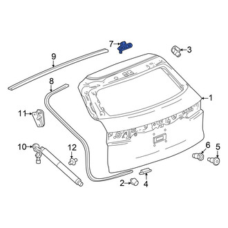 Honda OE - Rear Left Liftgate Hinge