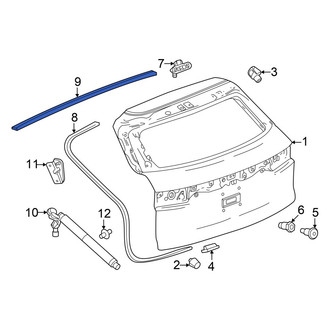 Honda OE - Rear Outer Hatch Seal