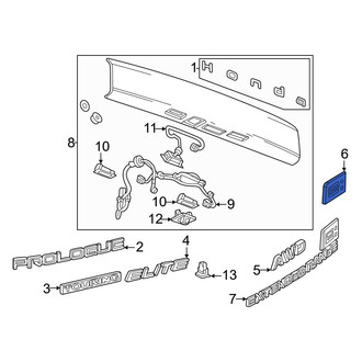 Honda OE - Rear Hatch Emblem