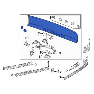 Honda OE - Rear Liftgate Finish Panel
