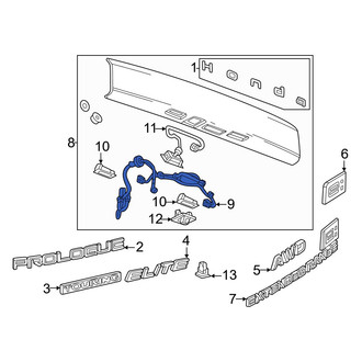 Honda OE - Rear Tailgate Wiring Harness