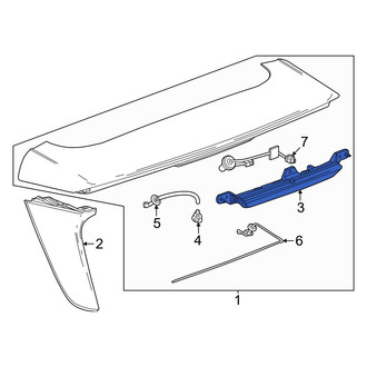 Honda OE - Rear Center High Mount Stop Light