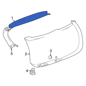 Honda OE - Rear Upper Liftgate Trim