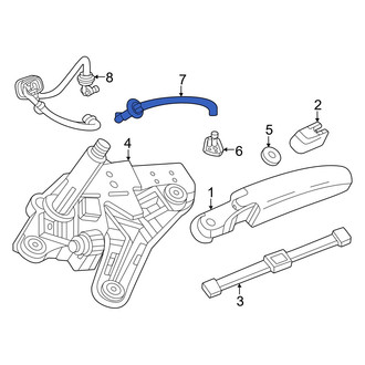 Honda OE - Rear Liftgate Washer Hose