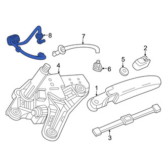 Honda OE - Rear Liftgate Washer Hose