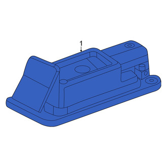Honda OE - Rear License Plate Light Assembly