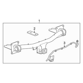 Honda OE - Rear Bumper - Trailer Hitch Components