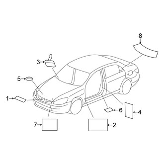 Honda OE - Information Labels - Labels