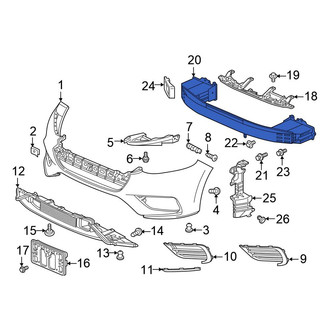 Honda OE - Front Bumper Impact Bar