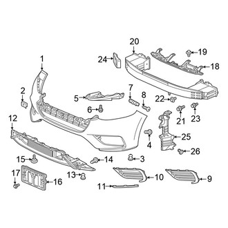 Honda OE - Front Bumper & Grille - Bumper & Components