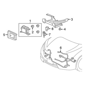 Honda OE - Front Bumper & Grille - Electrical Components