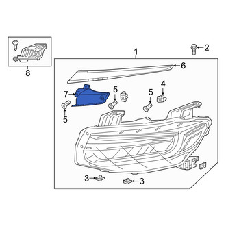 Honda OE - Left Headlight Bracket