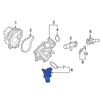 Honda OE - Engine Coolant Thermostat Kit