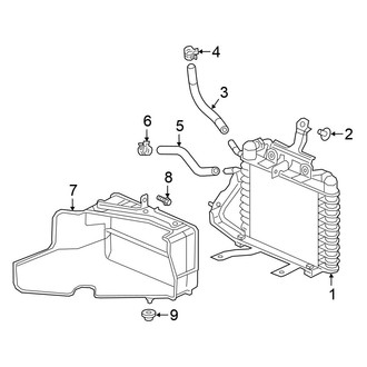 Honda OE - Cooling - Trans Oil Cooler