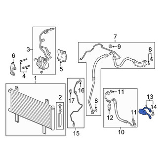 Honda OE - A/C Refrigerant Discharge Hose