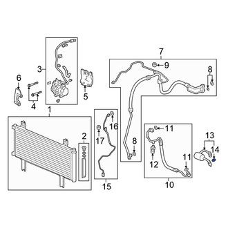 Honda OE - A/C Refrigerant Line O-Ring