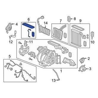 Honda OE - HVAC Duct Air Temperature Sensor