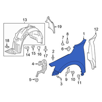 Honda OE - Front Left Fender