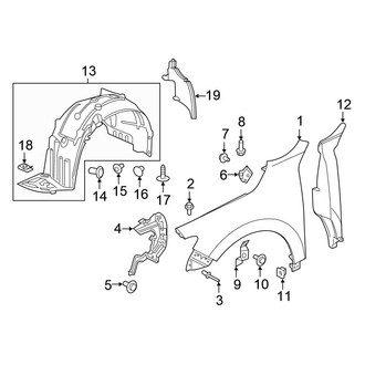 Honda OE - Fender & Components
