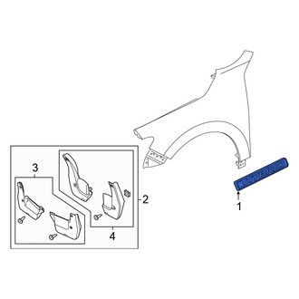 Honda OE - Front Left Fender Emblem