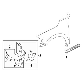 Honda OE - Fender - Exterior Trim