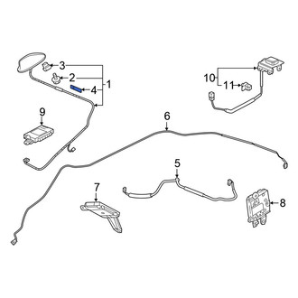 Honda OE - Radio Antenna Base Clip