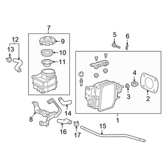 Honda OE - Electrical Components (Brake Pedal, Feel Simulator)