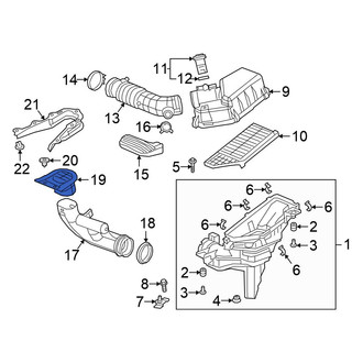 Honda OE - Front Engine Air Intake Hose
