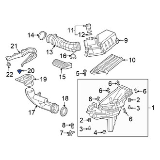 Honda OE - Engine Air Intake Hose Clip