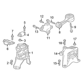 Honda OE - Engine / Transaxle - Engine & Transmission Mounting