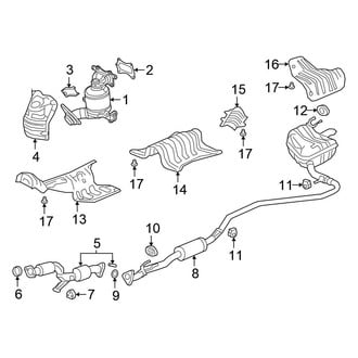 Honda OE - Exhaust System - Exhaust Components