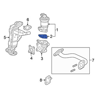 Honda OE - Exhaust Gas Recirculation (EGR) Valve Gasket