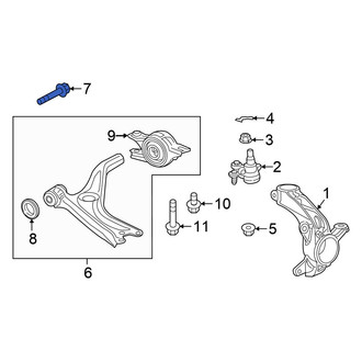 Honda OE - Front Lower Outer Suspension Control Arm Bolt