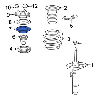 Honda OE - Rear Coil Spring Shim
