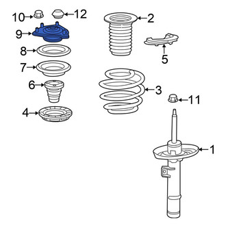 Honda OE - Front Suspension Strut Mount