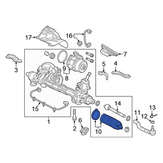 Honda OE - Rack and Pinion Bellows