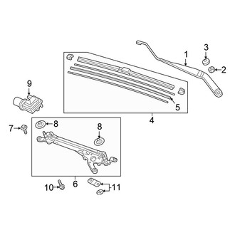 Honda OE - Windshield - Wiper Components
