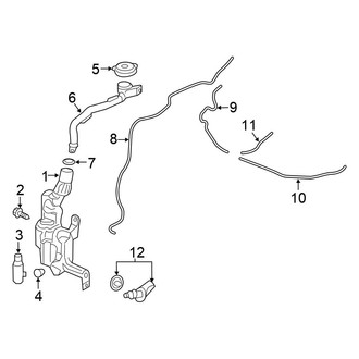 Honda OE - Windshield - Washer Components