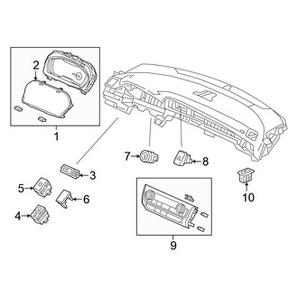 Honda OE - Instrument Panel - Cluster & Switches