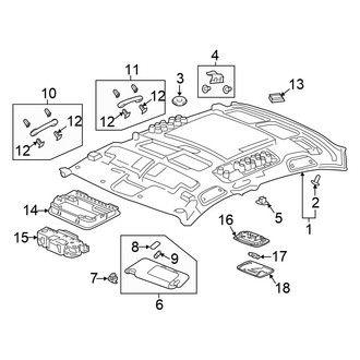Honda OE - Roof - Interior Trim