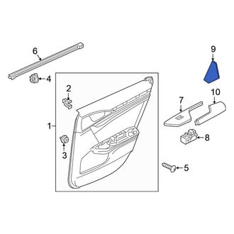 Honda OE - Rear Left Door Panel Insert