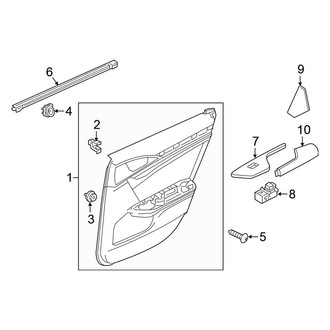 Honda OE - Rear Door - Interior Trim