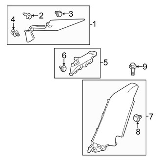 Honda OE - Quarter Panel - Interior Trim