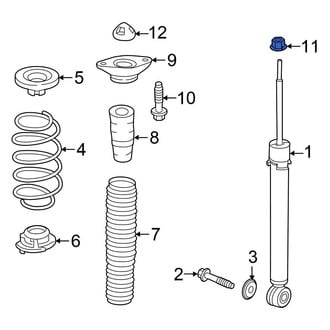 Honda OE - Suspension Shock Absorber Nut