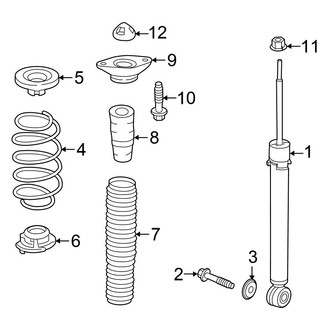 Honda OE - Rear Suspension - Shocks & Components