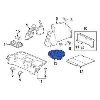 Honda OE - Rear Floor Storage Compartment