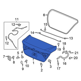 Honda OE - Rear Deck Lid