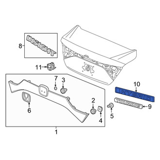 Honda OE - Rear Deck Lid Emblem